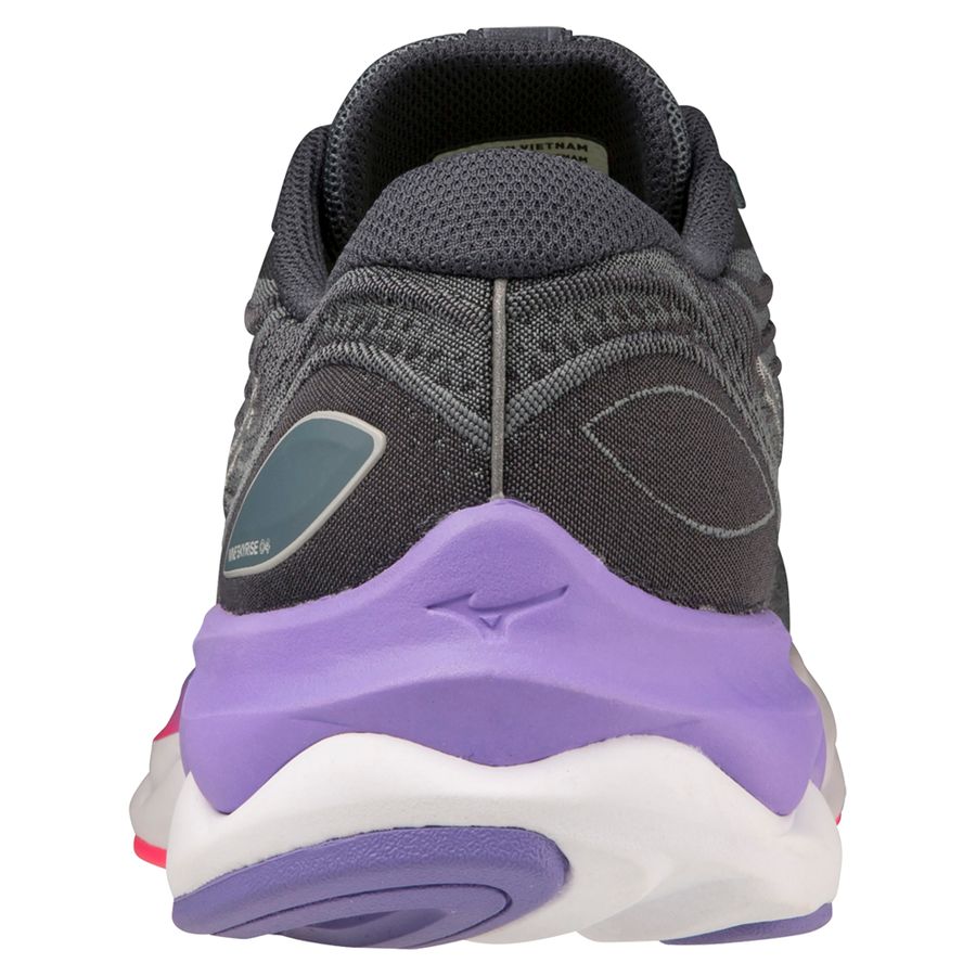 Grey Women Mizuno Wave Skyrise 4 Running Shoes | 6849-JVLGU