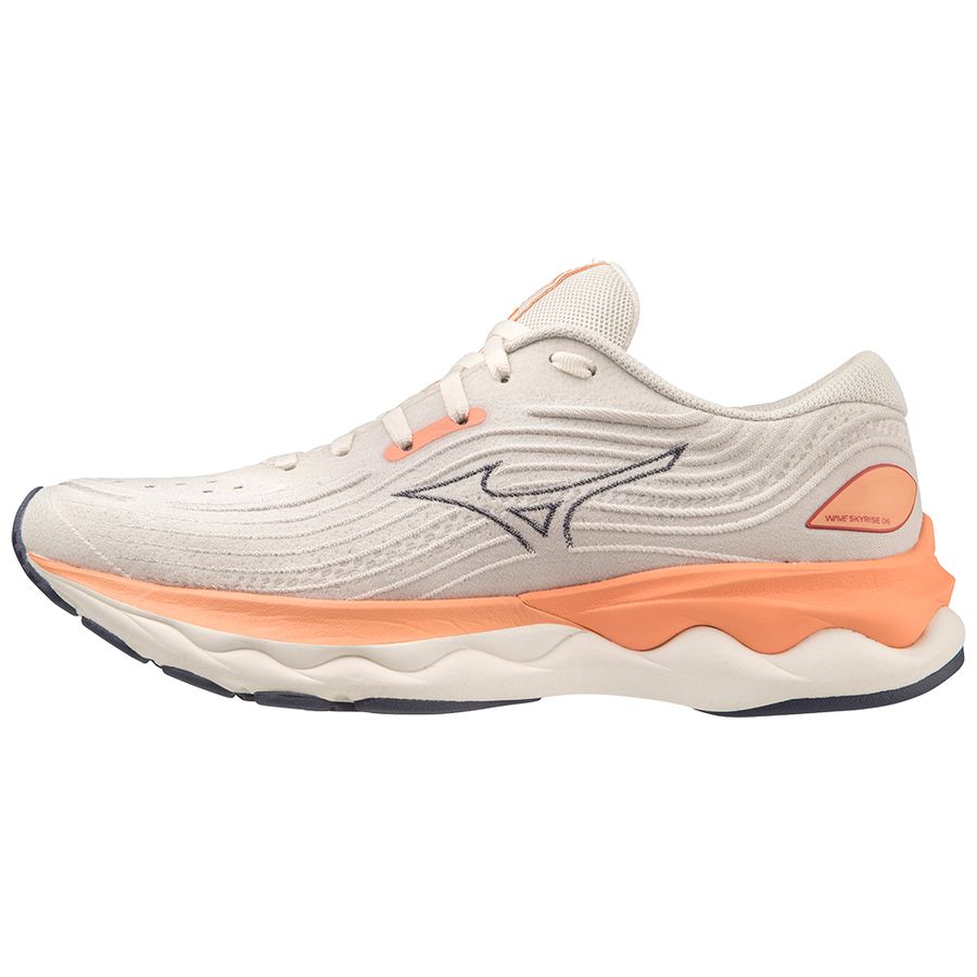 Grey Women Mizuno Wave Skyrise 4 Running Shoes | 2961-YAPCK