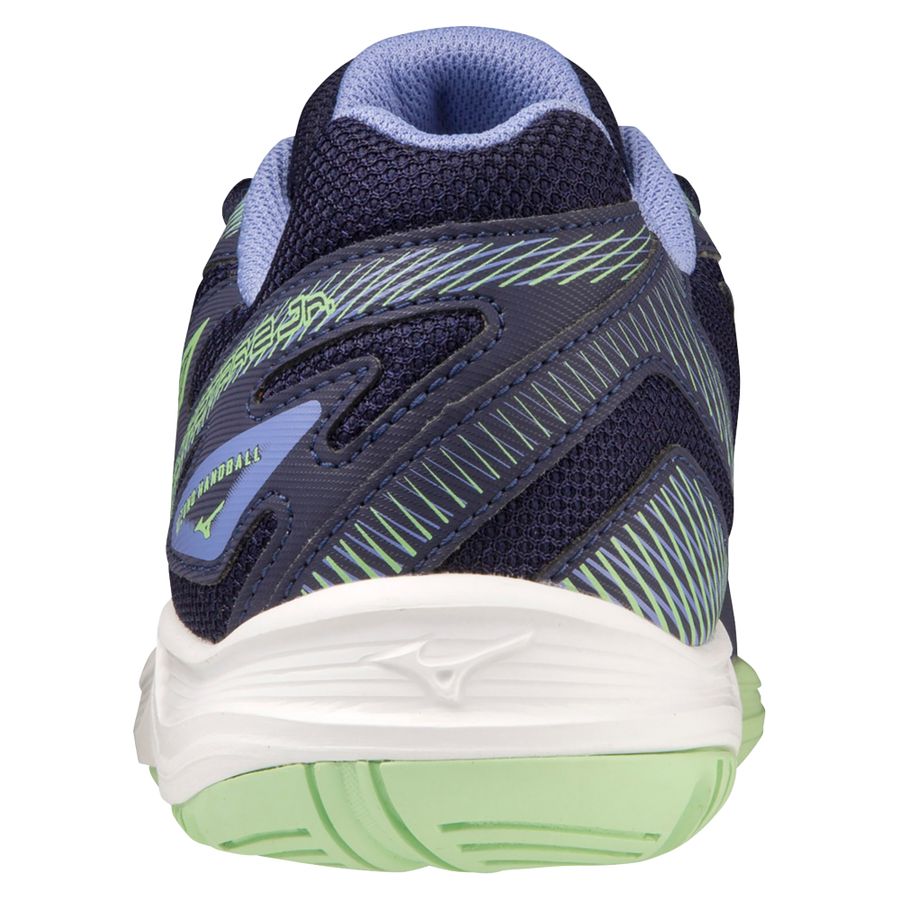 Navy Men Mizuno Stealth Star 2 Jr Handball Shoes | 2063-BTNSF