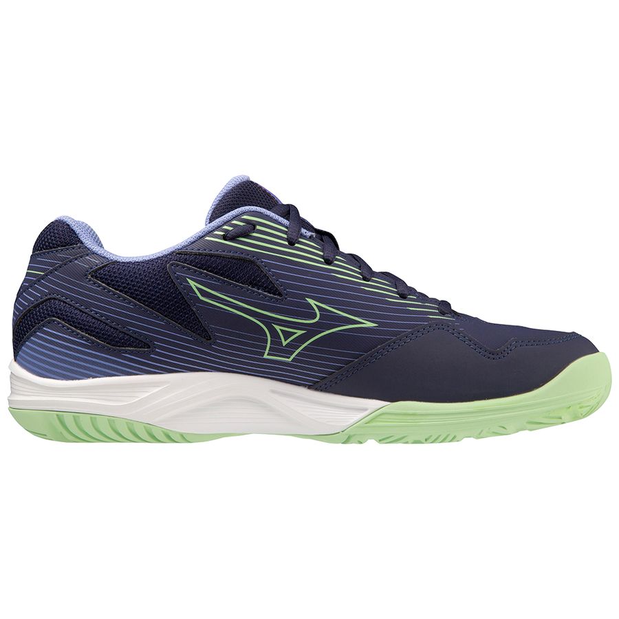 Navy Women Mizuno Cyclone Speed 4 Volleyball Shoes | 7924-VCMJT