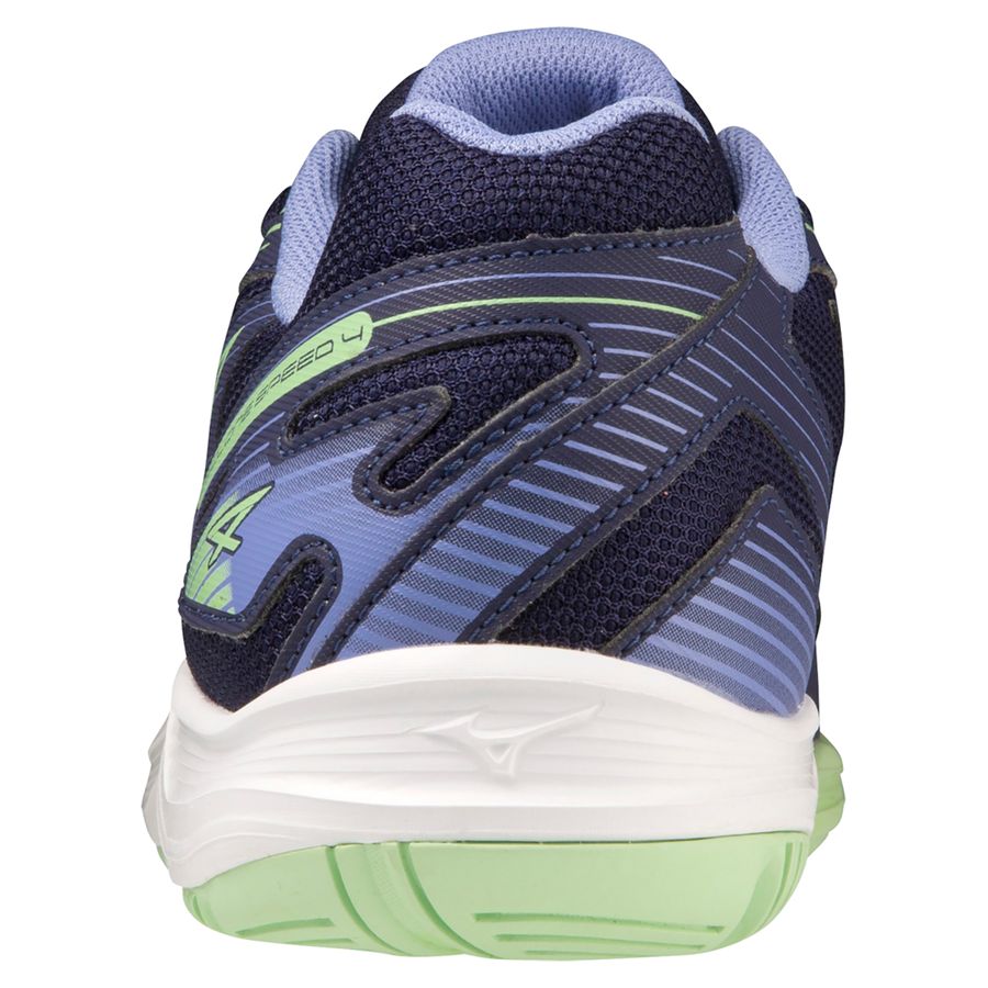 Navy Women Mizuno Cyclone Speed 4 Volleyball Shoes | 7924-VCMJT