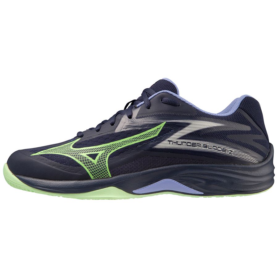 Navy Women Mizuno Thunder Blade Z Volleyball Shoes | 6587-WRJXZ