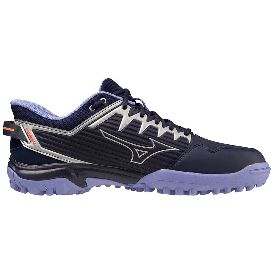 Navy Women Mizuno Wave Lynx 2 Hockey Shoes | 3948-USZMJ