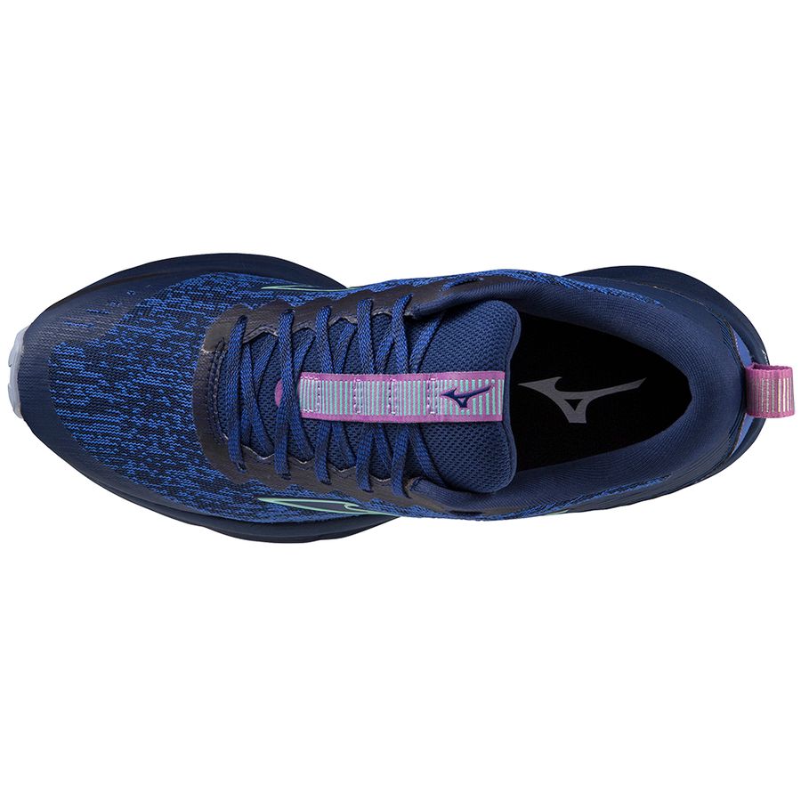 Navy Women Mizuno Wave Rider Tt Running Shoes | 6597-JERBU