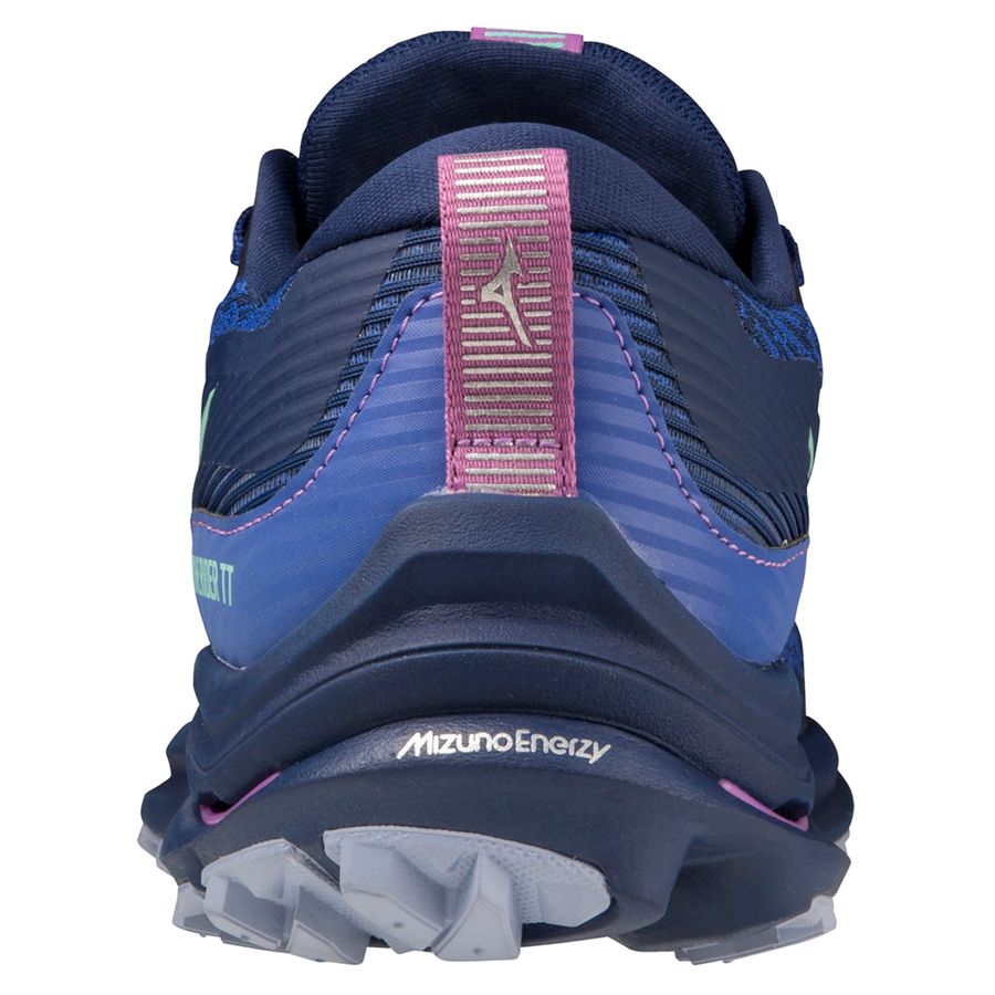 Navy Women Mizuno Wave Rider Tt Running Shoes | 6597-JERBU