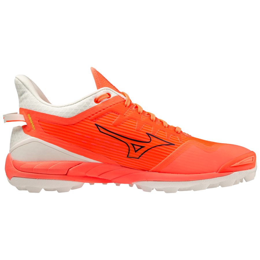 Orange Men Mizuno Wave Leopardus Hockey Shoes | 2815-NWFCV