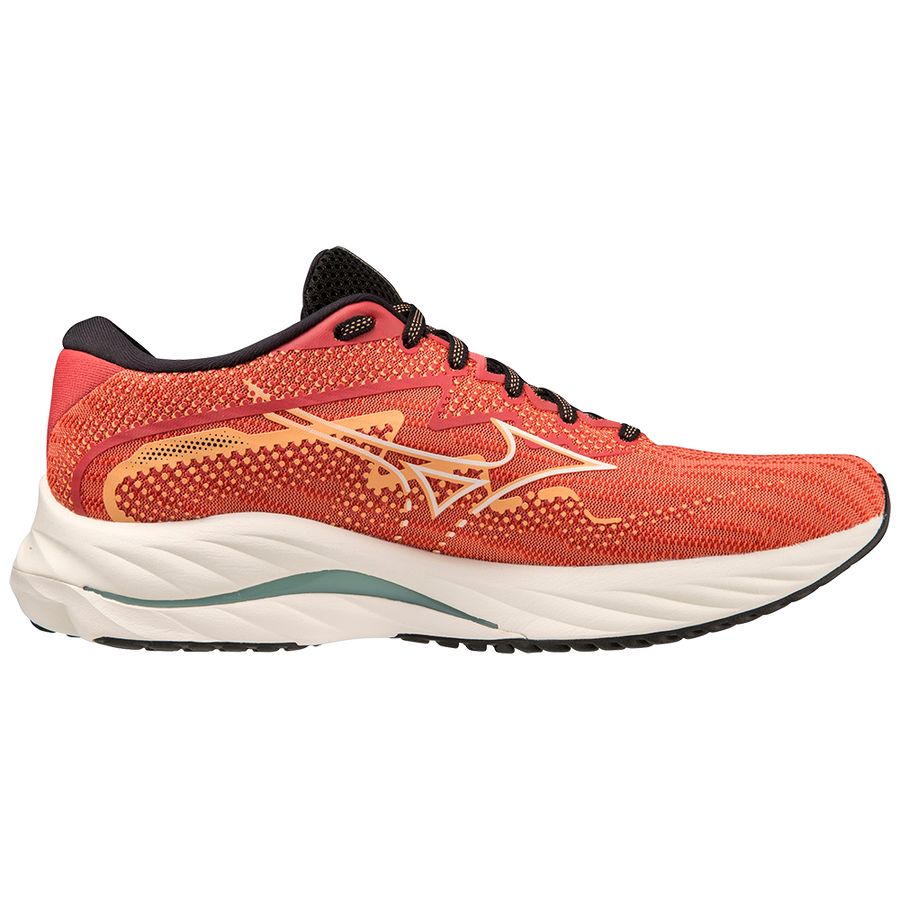 Orange Men Mizuno Wave Rider 27 Running Shoes | 7038-DGHSX