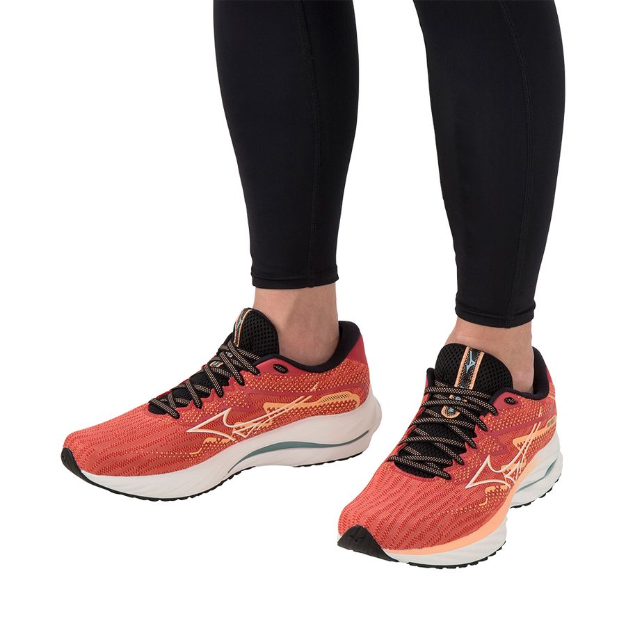 Orange Men Mizuno Wave Rider 27 Running Shoes | 7038-DGHSX