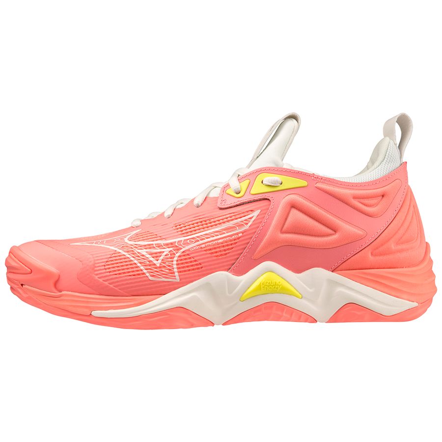 Orange Women Mizuno Wave Momentum 3 Volleyball Shoes | 4390-QBKES