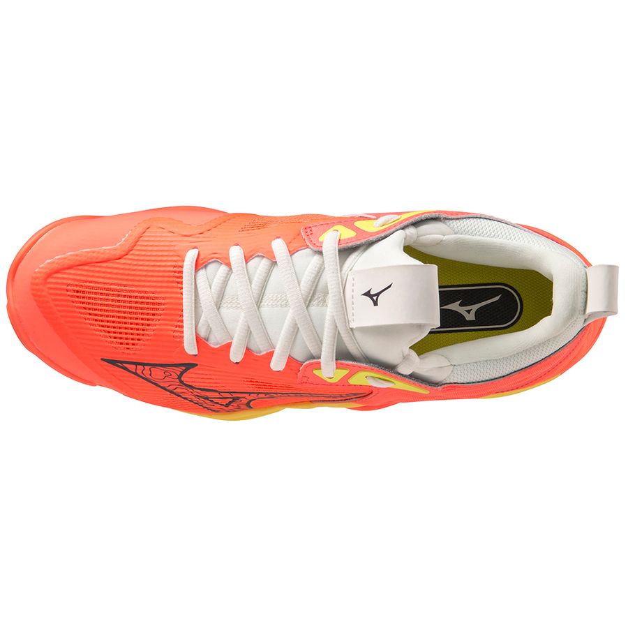 Orange Women Mizuno Wave Momentum 3 Volleyball Shoes | 8429-BFHMV