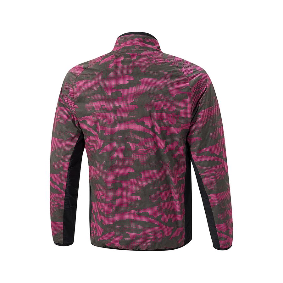 Pink Men Mizuno Winter Stretch Full Zip Jackets | 2745-VWNMJ