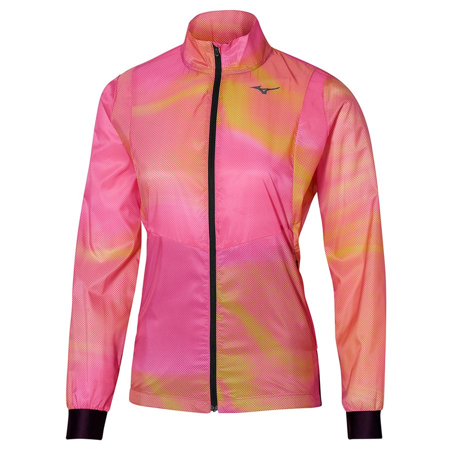 Pink Women Mizuno Premium Aero Jackets | 4829-RSQDK