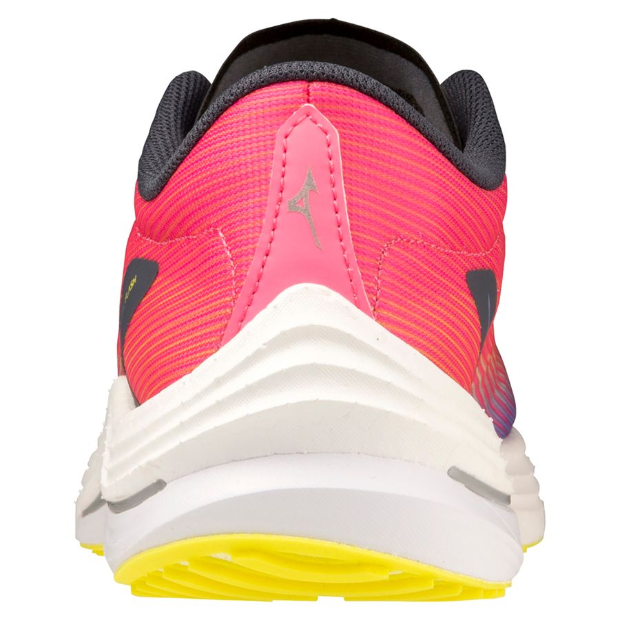 Pink Women Mizuno Wave Rebellion Flash Running Shoes | 4812-EBKUQ