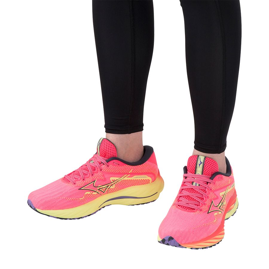 Pink Women Mizuno Wave Rider 27 Running Shoes | 0862-OSIXW