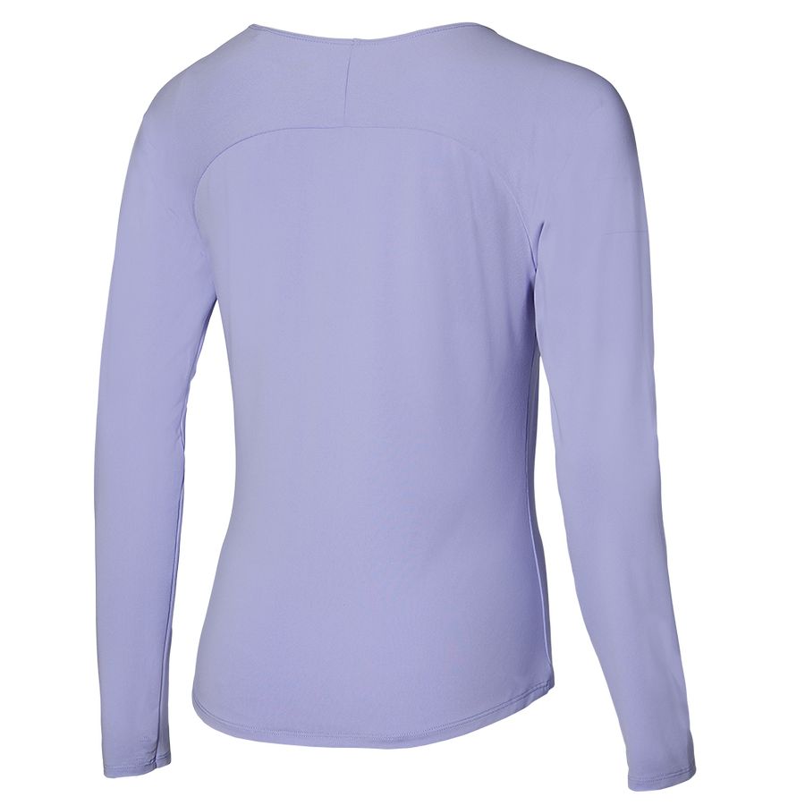 Purple Women Mizuno L/S Jackets | 1857-UAZGF