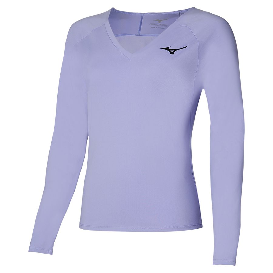 Purple Women Mizuno L/S Jackets | 1857-UAZGF