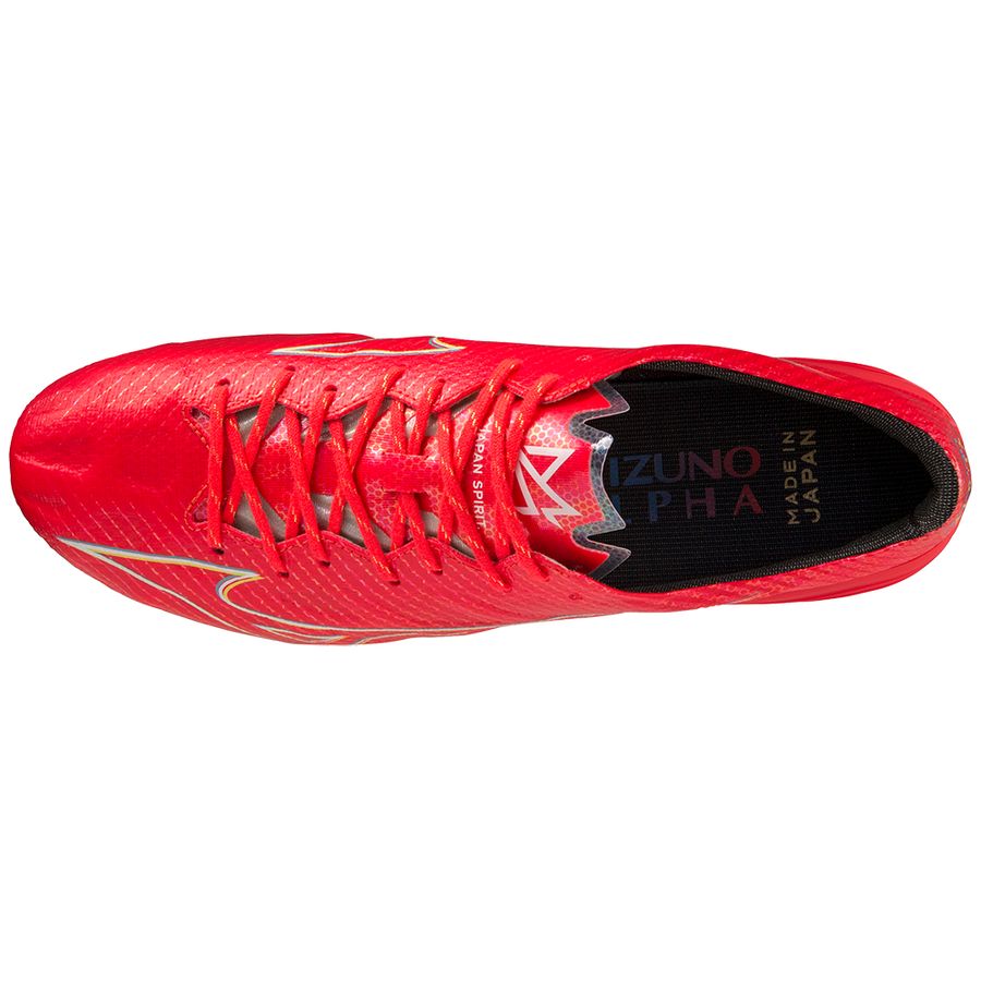 Red Men Mizuno Alpha Football Boots | 1569-XVFRB