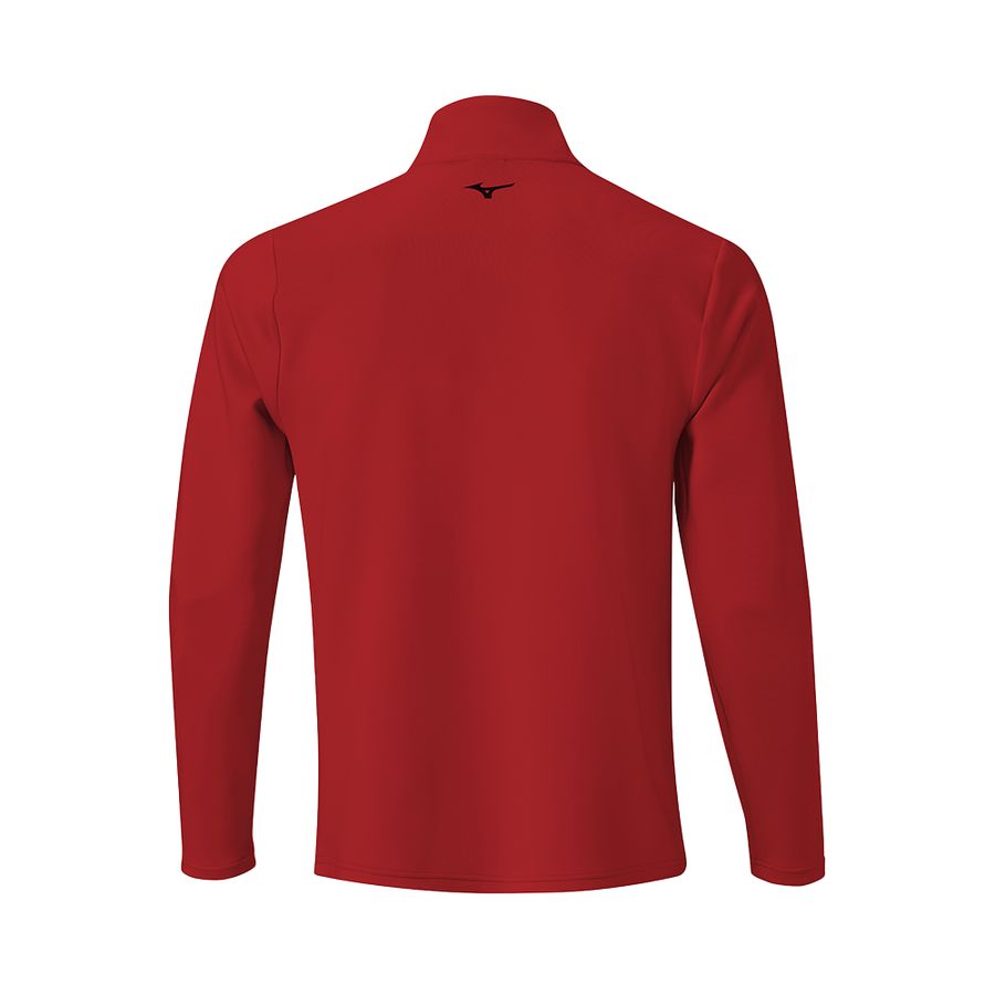 Red Men Mizuno Brze Tstripe 1/4 Zip Tops | 2390-THPES