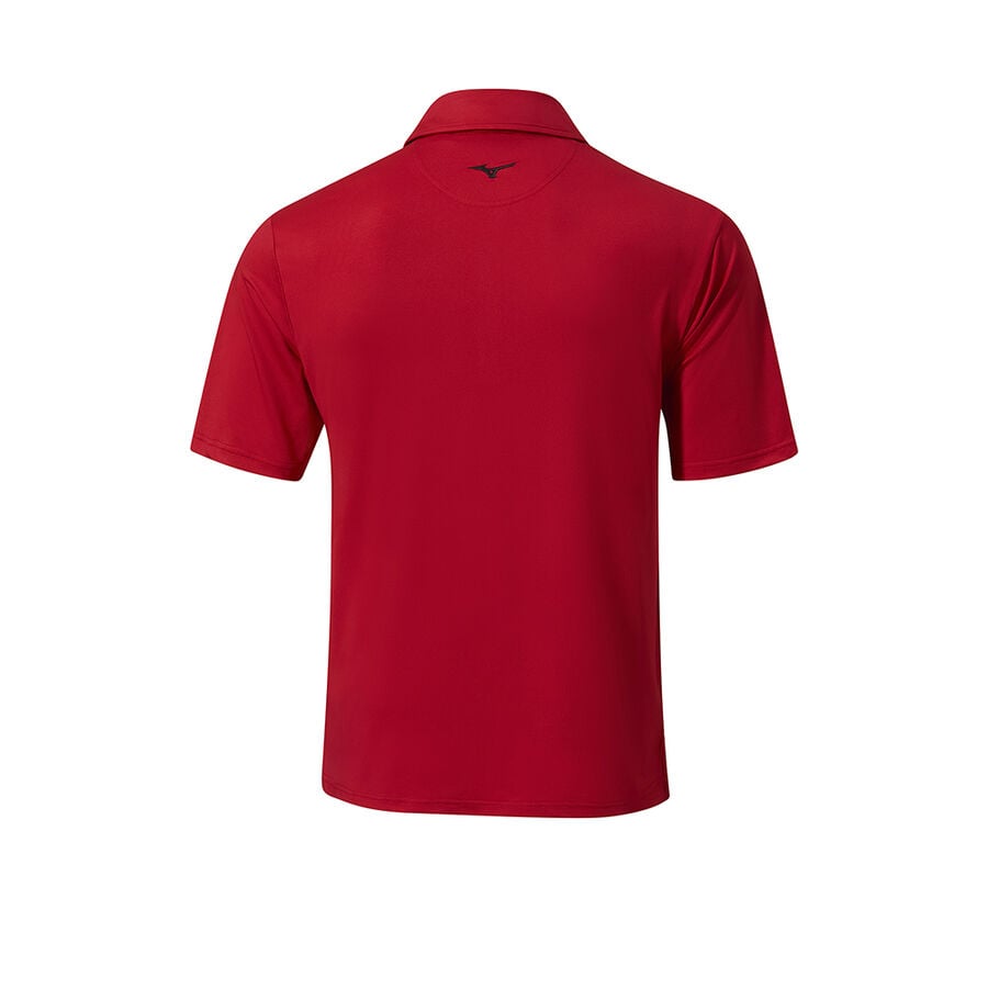 Red Men Mizuno Qd Elite Gradient Polo Shirts | 6532-TPYEQ