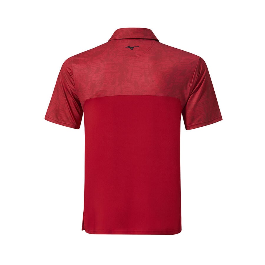 Red Men Mizuno Qd Hazard St Polo Shirts | 2715-UBSCJ