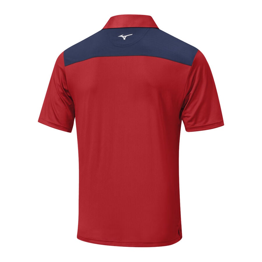 Red Men Mizuno Quick Dry Citizen Polo Shirts | 0237-NXALI