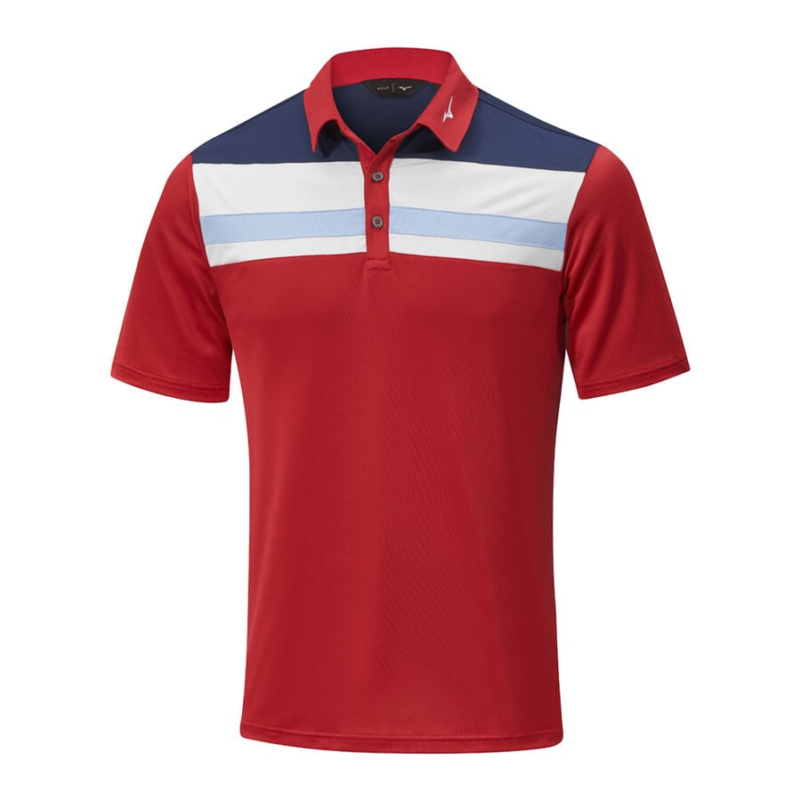 Red Men Mizuno Quick Dry Citizen Polo Shirts | 0237-NXALI