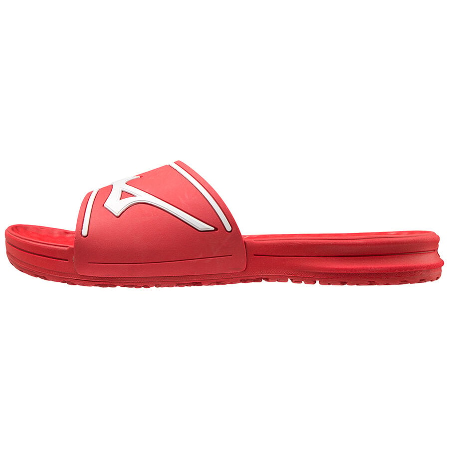 Red Men Mizuno Relax Slides | 4689-JYBXM