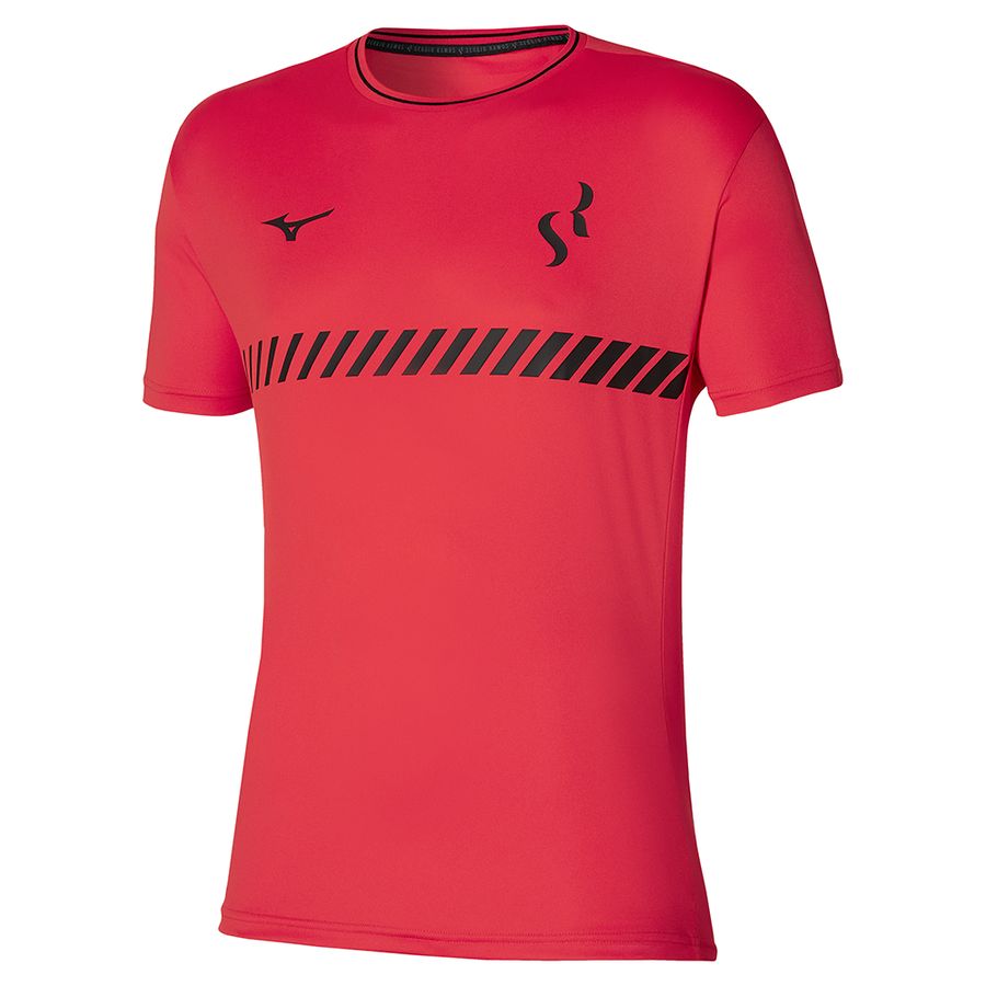 Red Men Mizuno Sergio Ramos Training T Shirts | 6014-WGOUS