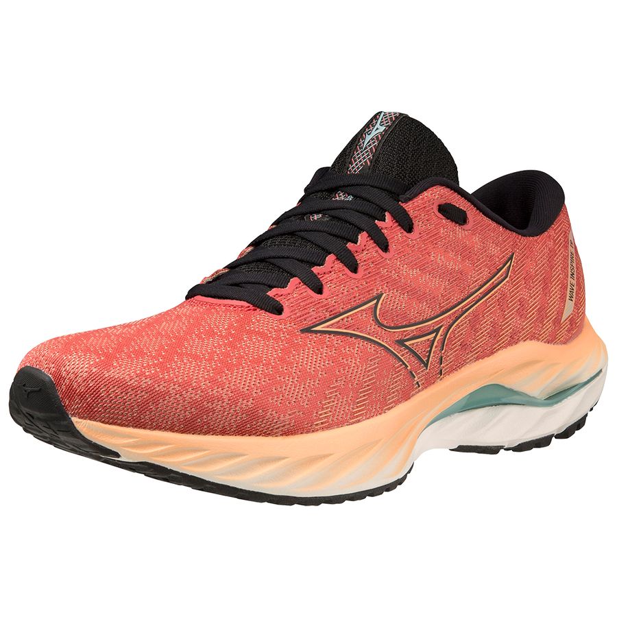 Red Men Mizuno Wave Inspire 19 Running Shoes | 9648-ZAIYO