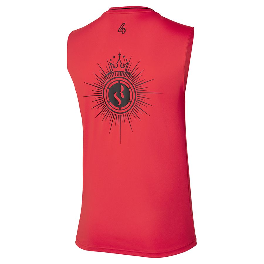 Red Women Mizuno Sergio Ramos Training Tanks | 7106-OCFXW