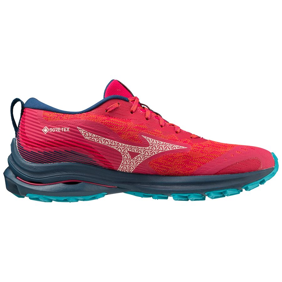 Red Women Mizuno Wave Rider Gtx Running Shoes | 7169-FLVQN