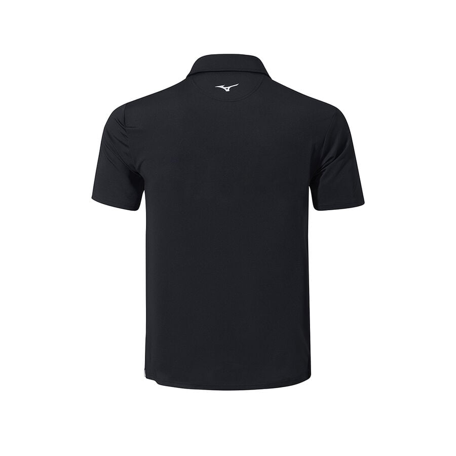 Stripes / Black Men Mizuno Qd Elite Stripe Polo Shirts | 9021-IOYKQ