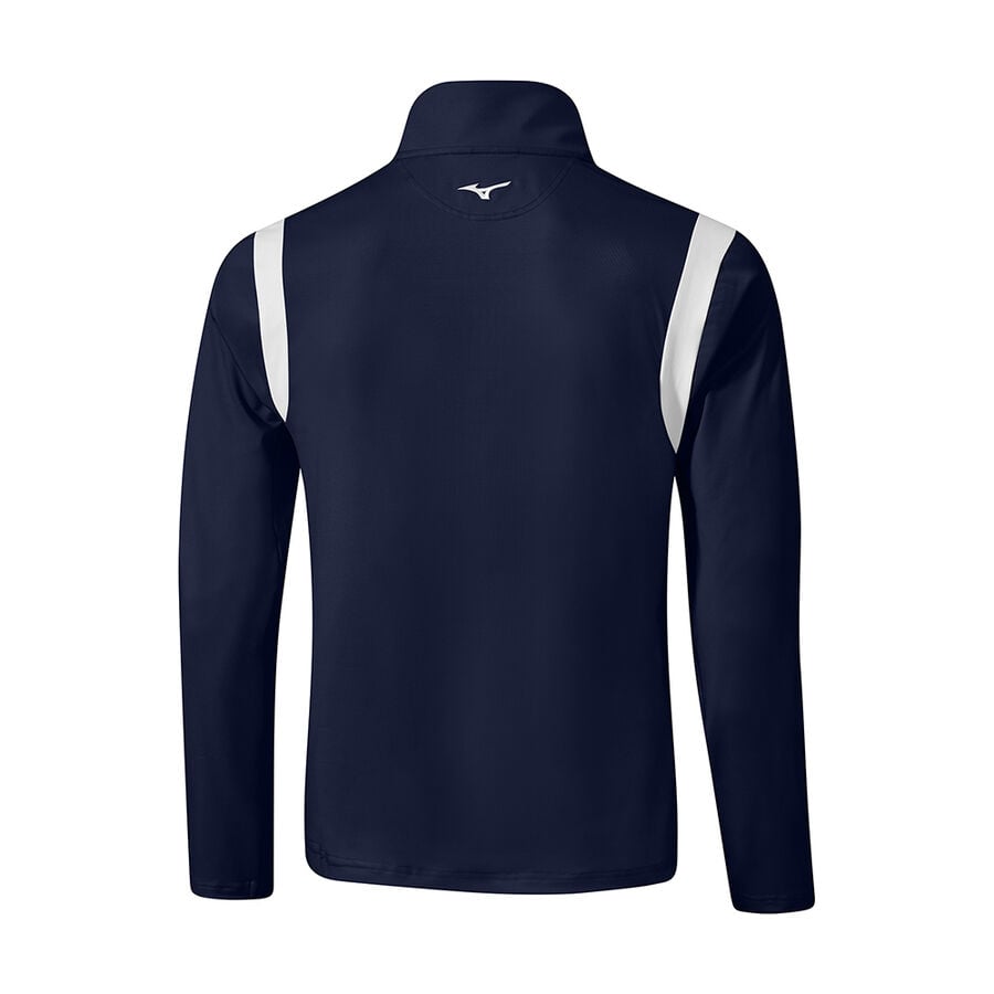 Turquoise / Blue Men Mizuno Breeze Elite 1/4 Zip Tops | 4031-BYVMZ