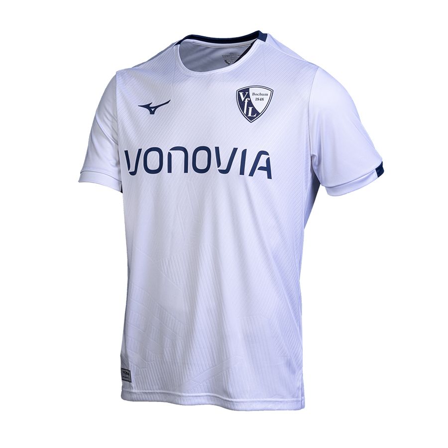 White Men Mizuno Away Jersey Vfl Bochum Tops | 3746-BUQWI