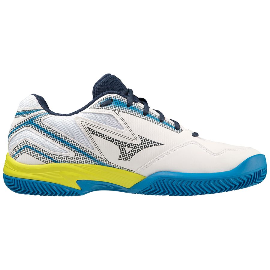 White Men Mizuno Break Shot 4 Cc Tennis Shoes | 8310-ZEPLJ