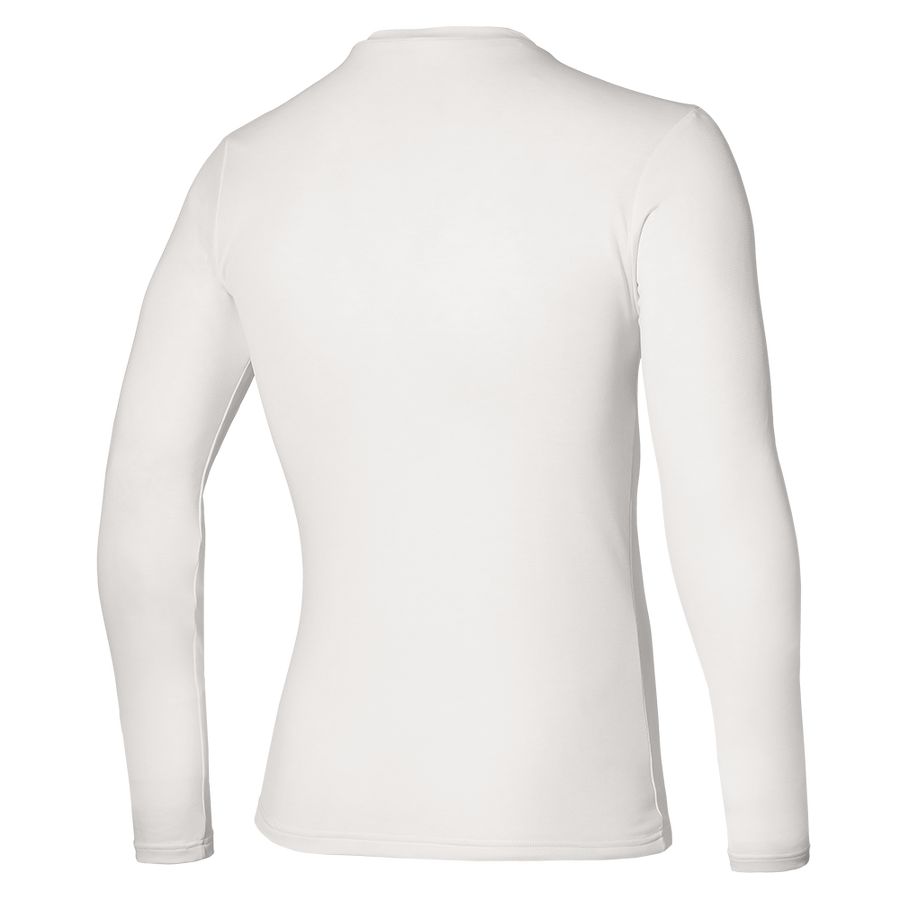 White Men Mizuno Bt Under V Neck Longsleeve Tops | 5038-VNIYM