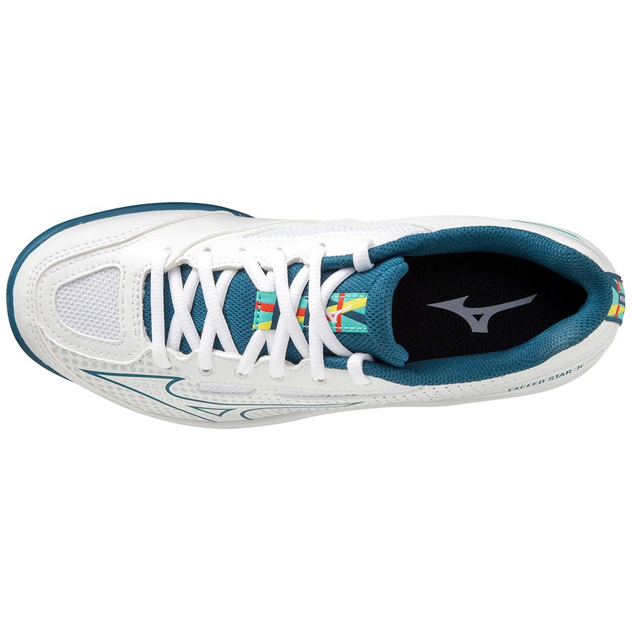 White Men Mizuno Exceed Star Jr. Ac Tennis Shoes | 8617-SRBND