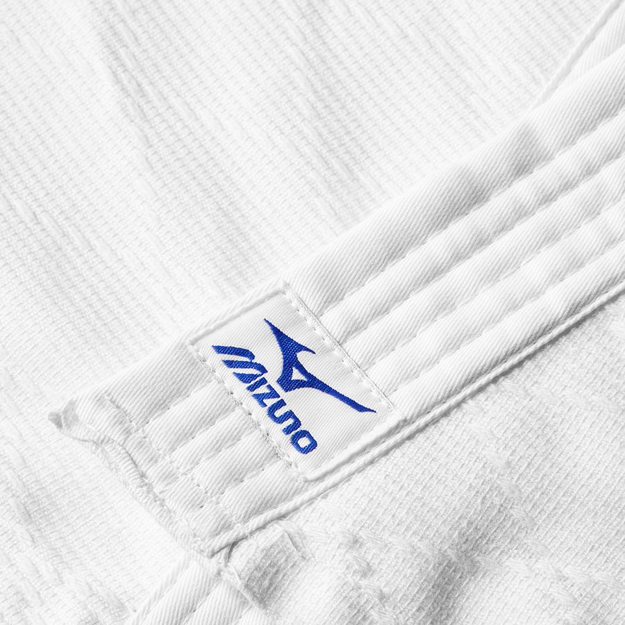 White Men Mizuno Kodomo Plus Belt Set Judogis | 0312-JMEUG