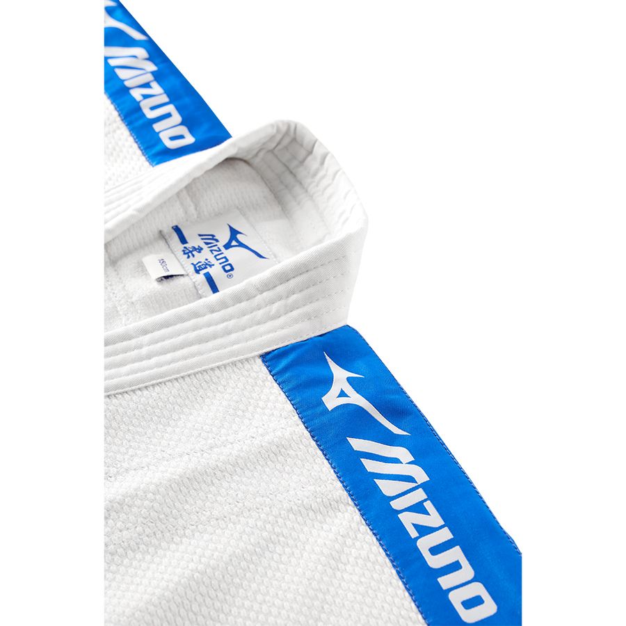 White Men Mizuno Kodomo Plus Belt Set Judogis | 9732-YPNMG