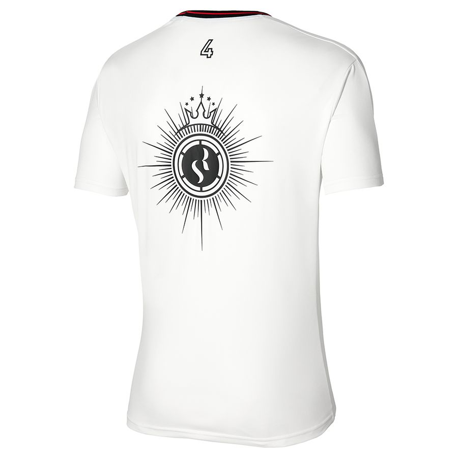 White Men Mizuno Sergio Ramos Training T Shirts | 7823-EPSDN