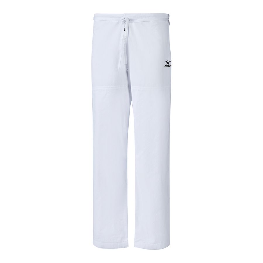 White Men Mizuno Shiai Gi Pants | 5480-HKBIO