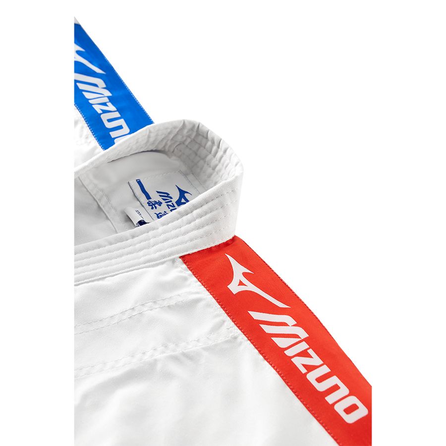 White Men Mizuno Shiro Plus France Judogis | 3650-GASKW