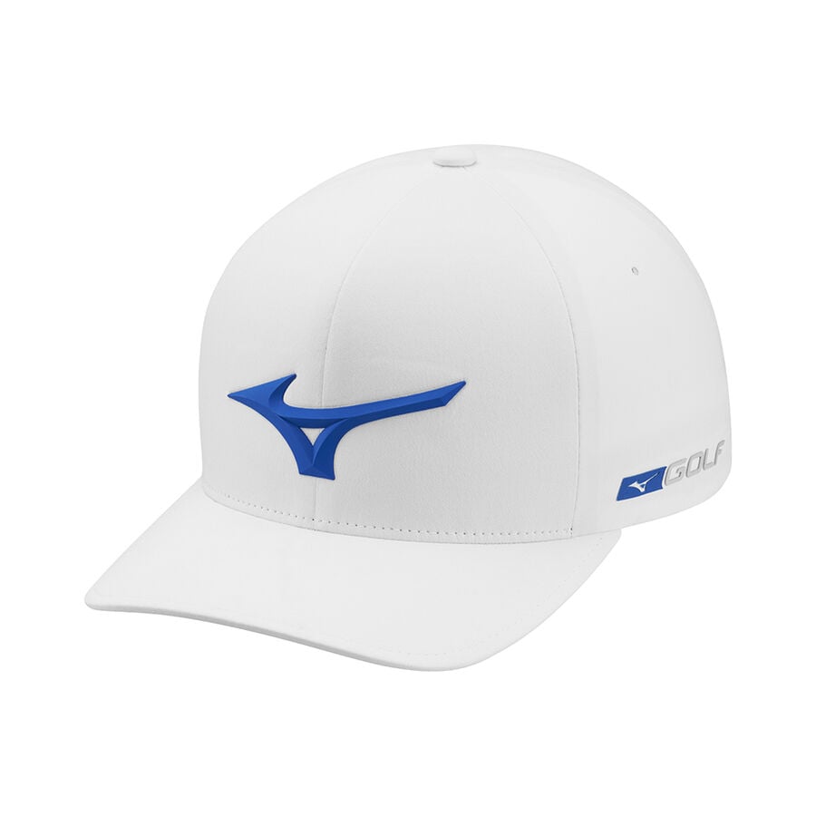 White Men Mizuno Tour Delta Cap Headwear | 2658-ONGCW