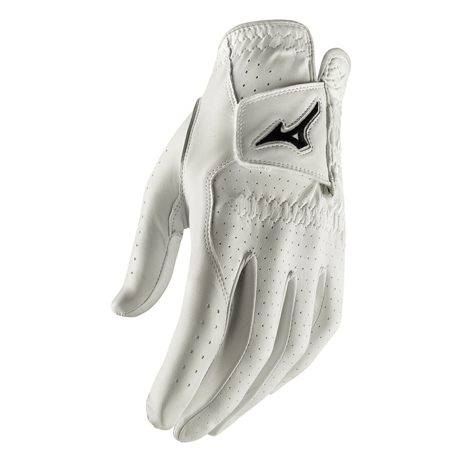 White Men Mizuno Tour Left Hand Gloves | 4231-RXQNO