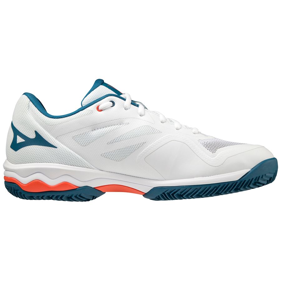 White Men Mizuno Wave Exceed Light Cc Tennis Shoes | 3187-NLFPZ