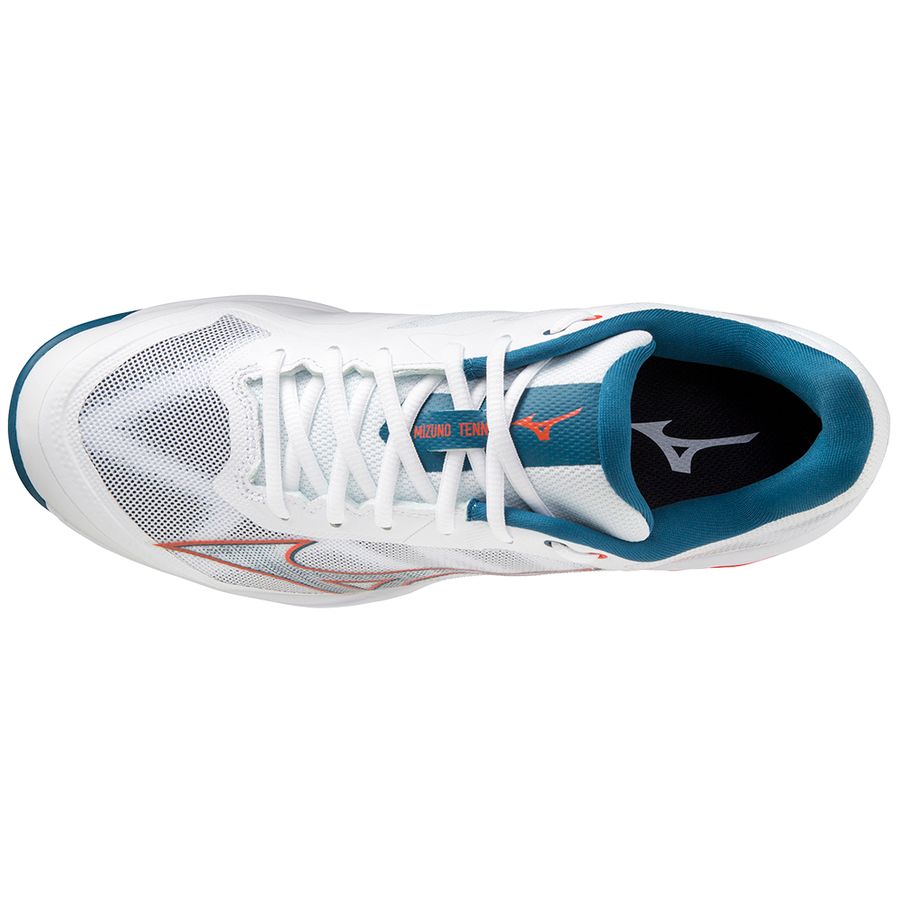 White Men Mizuno Wave Exceed Light Cc Tennis Shoes | 3187-NLFPZ