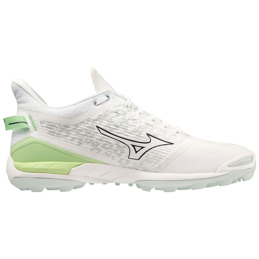 White Men Mizuno Wave Leopardus Hockey Shoes | 7239-IVQBP