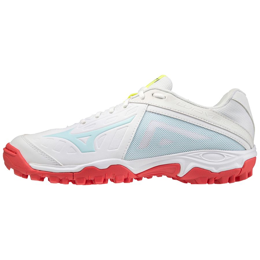 White Men Mizuno Wave Lynx Hockey Shoes | 5820-UZXYH