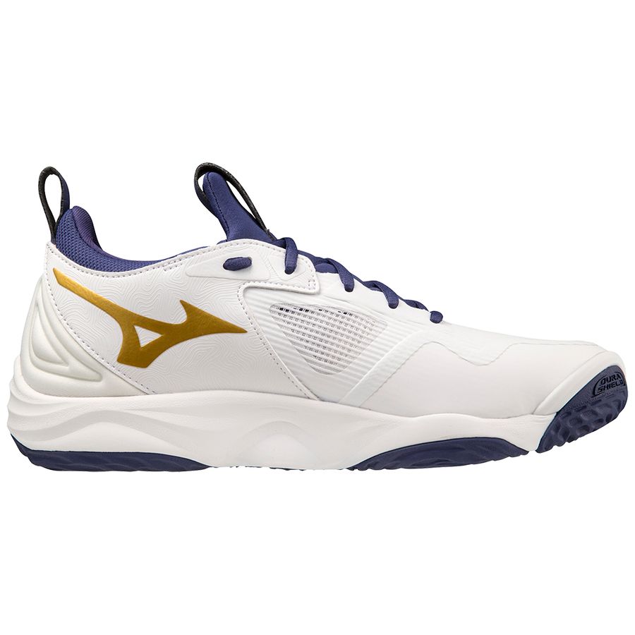 White Men Mizuno Wave Momentum 3 Volleyball Shoes | 9341-EJRPN