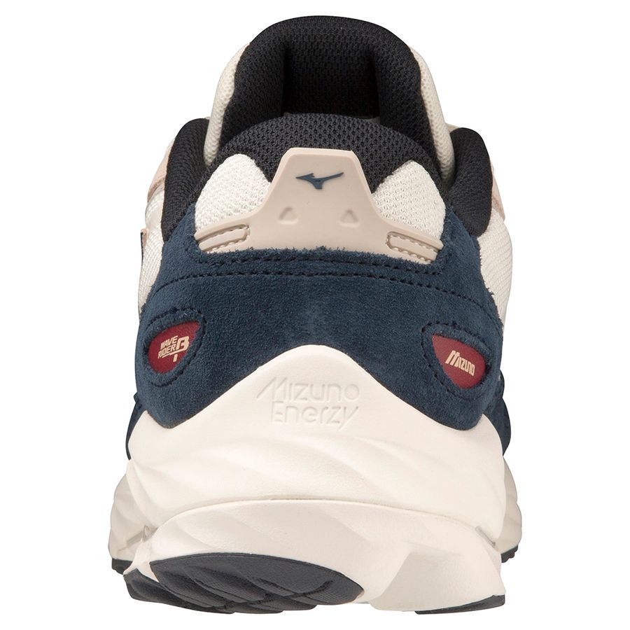 White Men Mizuno Wave Rider Sneakers | 5407-YZRNJ